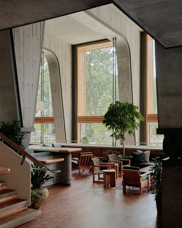 Ace Hotel Toronto lobby seating